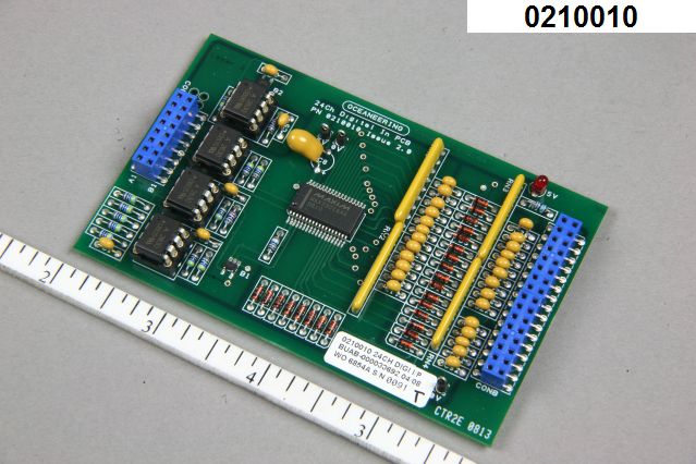 PCB OPAC 24 CH DIGITAL I/P DAUGHTER CARD, 0210010
