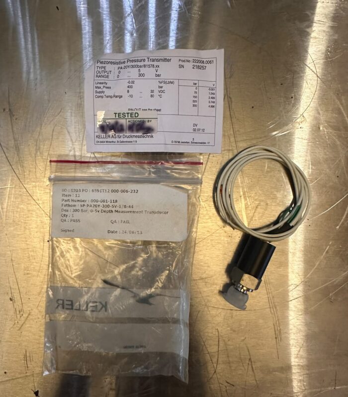 Depth Measure Transducer, 300 Bar, 0-5v