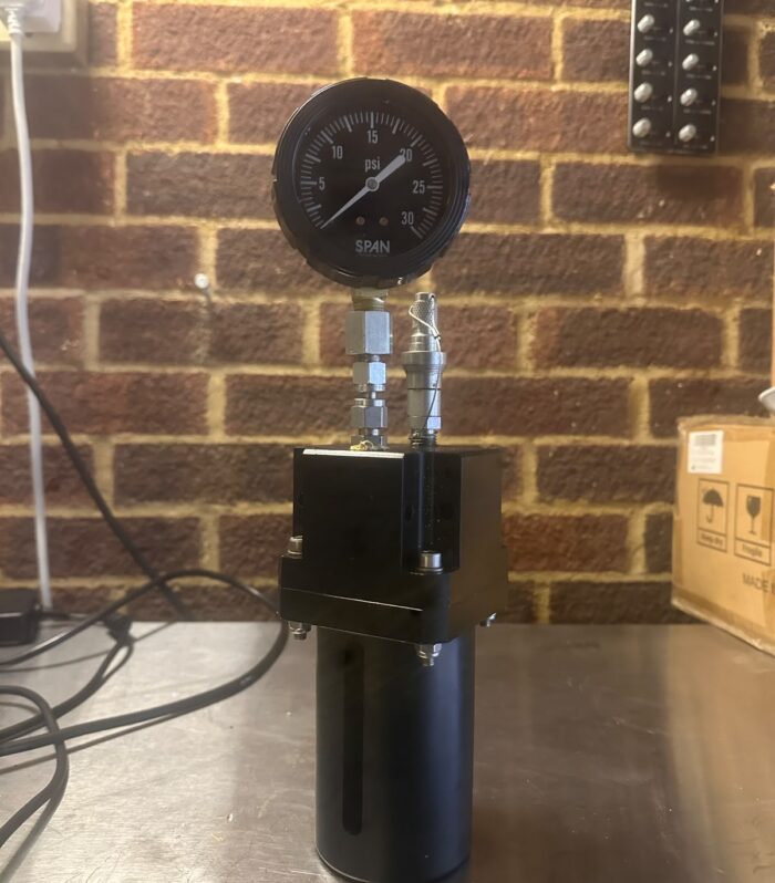 ? pressure gauge installed
